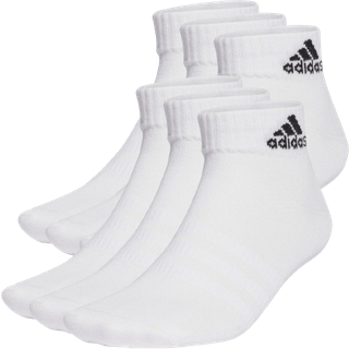 Thin and Light Sportswear ankelsokker, 6 par - White / Black - 46-48