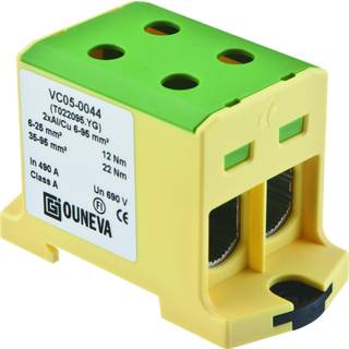 Ouneva Otl-isoleret universal klemme aluminium/kobber 2*(6-95) mm2 pe