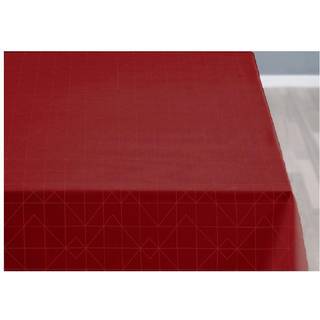 Økologisk Damaskdug fra SØDAHL - REFINED RED 140x180 cm.