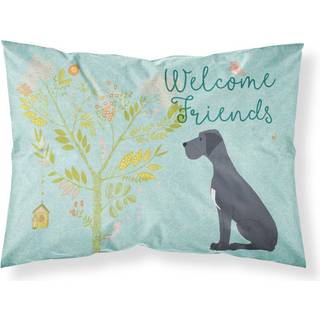 """" Caroline's Treasures byder venner Black Dane Pillowcase Standard """"