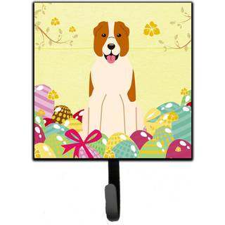 """" Caroline's Treasures Easter Eggs Central Asian Shepherd Dog Wall Hook Lille Multicolor """"