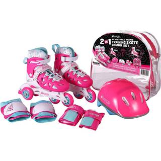Chicago Skates Girls Inline Training Skate Combo Set - Pinkpurple - Sm? st?rrelser 10-13