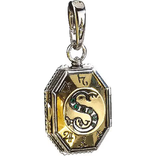 Slytherin medaljon Lumos vedhæng