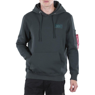 ALPHA INDUSTRIES Herren Hoodie rot unifarben