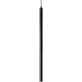 Ideal Lux Ultrathin LED-hængelampe Ø 3 cm sort