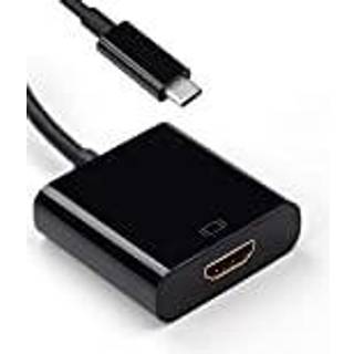 NÖRDIC C USB til HDMI adapter 4K på 30Hz 10cm sort