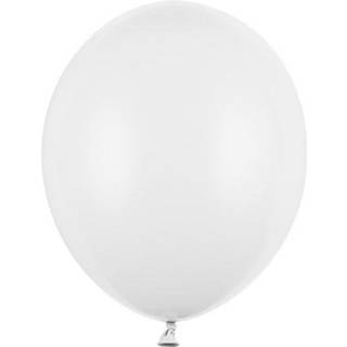 10 stk. Latexballoner hvid 10" - Luksus kvalitet til festdekoration og heliumbrug