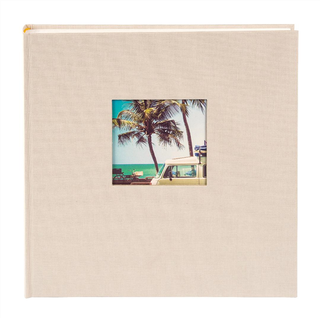 goldbuch Photo album Bella Vista 30x31 60 white pages Sand gray