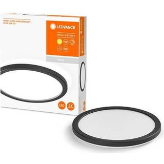 LEDVANCE Orbis Ultra Slim, sort, Ø 23,5 cm