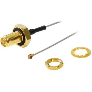 Delock - RP-SMA hun til MHF /U.FL-LP-068 han - 10 cm