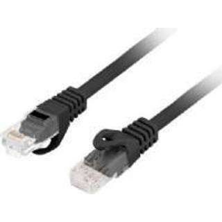 Lanberg patch cable - 2 m - black - Sort - 2 meter