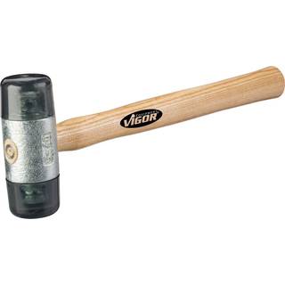 VIGOR Nylon hammer asketræ skaft, Ø40mm (V4661)