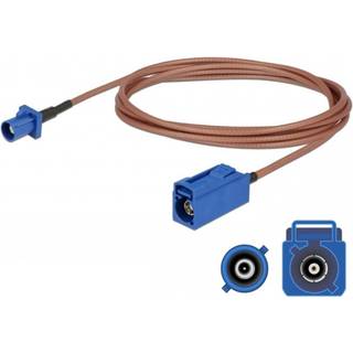 Delock - FAKRA C hun til FAKRA C han kabel - RG-316 - 1.8 m