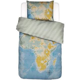 Sengetøj 140x200cm - Africa sengesæt - 2 i 1 design - Sengelinned i 100% Bomuld