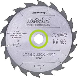 Metabo 4061792173736 - 628294000 Rundsavklinge cordless cut wood, kvalitet professional, til håndrundsav