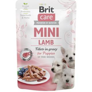 Brit Mini hvalpe vådfoder m. lammefilet i sovs - 85 g.
