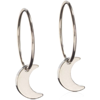 Pendant Moon Titanium Øreringe fra Blomdahl