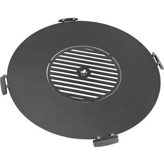 Cook King 78 cm Grillplade til Bålsted med 36 cm Rist and 4 Håndtag