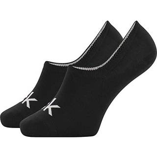 2 Pack Logo Invisible Socks - White - EU 39