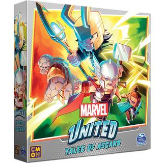 Cmon Marvel United Tales of Asgard Expansion | Tabletop Miniatures Game | Strategispil | Kooperativt spil for voksne og b?rn | Alder 14+ | 1-4 sp