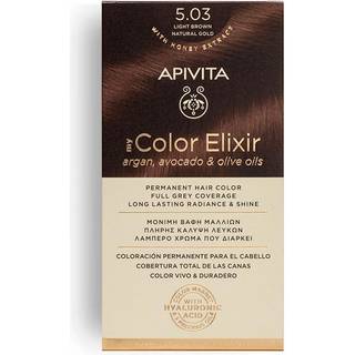 Apivita My Color Elixir Hårfarve Ammoniakfri Skygge 5.03 Light Brown Natural Gold 1 stk. - 1 stk.