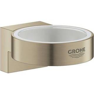 Grohe Selection vægholder ø56mm t/glas/disp børstet nikkel