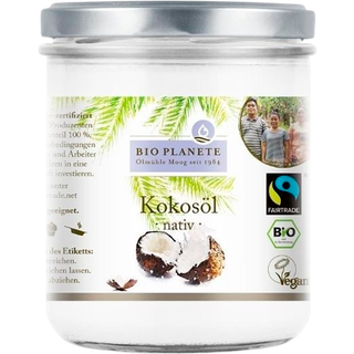 BioPlanéte Kokosolie koldpresset jomfruolie - 400 ml.