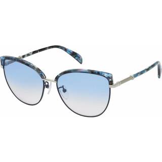 Tous STO436 0SN9 57 Solbriller Kvinder Blue - Silver Blue Tortoise Two-Tone - 57mm