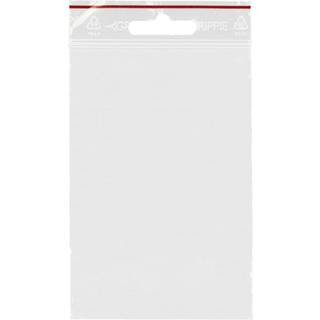 Lynlåspose uden skrivefelt 80x120mm 50my, 1000 stk