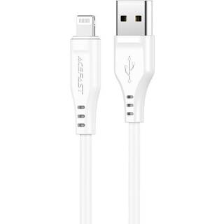 Acefast USB-A til Lightning MFI-kabel 2,4A, 1,2m - hvid