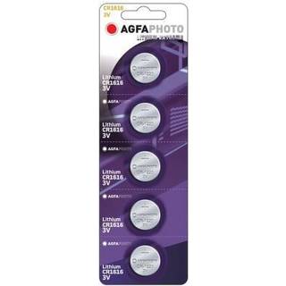 CR1616 5-pak AgfaPhoto knapcellebatteri - Lithium, 3V