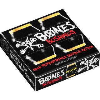 Bones Bushing Hardcore Medium Black/Yellow Pack 91A
