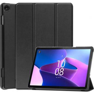 Til Lenovo Tab M10 (Gen 3) Trifoldet Stativdæksel - Sort