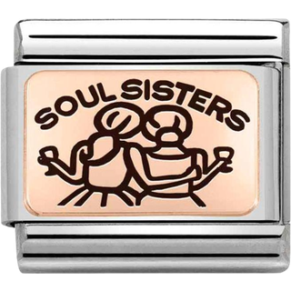 Nomination Soul Sisters Charm - Rose Gold