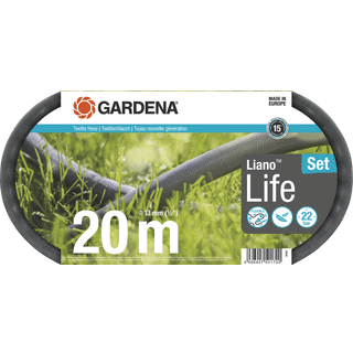 Gardena Tekstilslange Liano Life 20 m, sæt