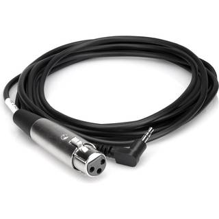 Hosa XVM-110F XLR3F til h?jre vinkel 3,5 mm TRS Mikrofonkabel 10 fod