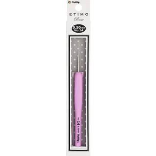 Tulip Needle Company Tel-14e Etimo Rose Steel Crochet Hook 5mm St?rrelse 14 (0,50 mm) Pink