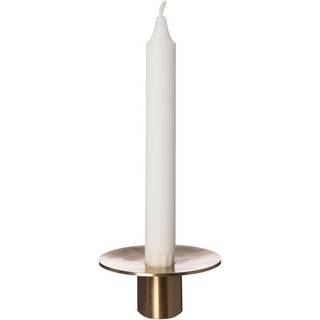 ERNST Ernst lysestage børstet messing Ø9,2 cm 4 cm