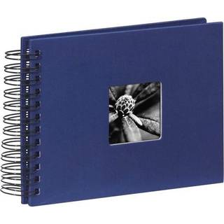 Hama "Fine Art" Spiral Album 24 x 17 cm 50 Black Pages blue