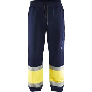 Blåkläder 1549 High Vis Sweatbuks / High Vis Sweatbuks - XL - Marineblå/High Vis Orange