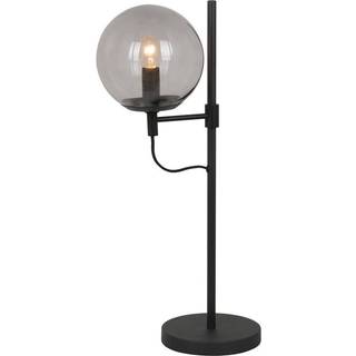Lucande Sotiana bordlampe, glaskugle, sort