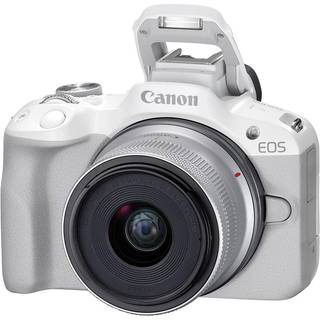 Canon EOS R50 + RF-S 18-45mm 4.5-6.3 IS STM, White