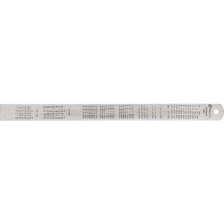 Diesella Rustfri Stållineal 500 x 30 mm