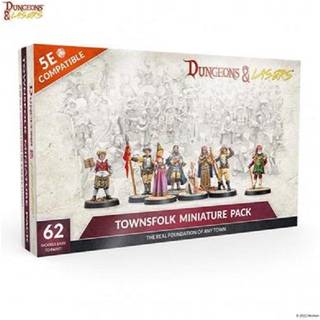 Dungeons & Lasers Miniatures: TOWNSFOLK MINIATURE PACK
