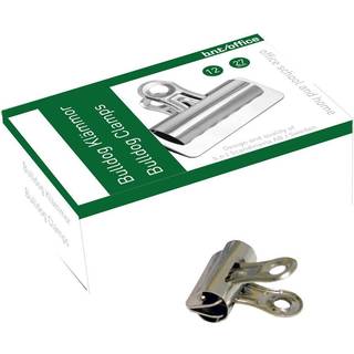 Office papirklemme Bulldog 27mm stål