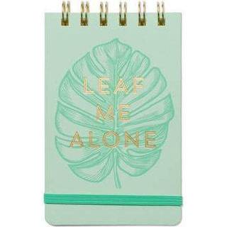 Designworks Ink Notepad Leaf Me Alone - Notesbog
