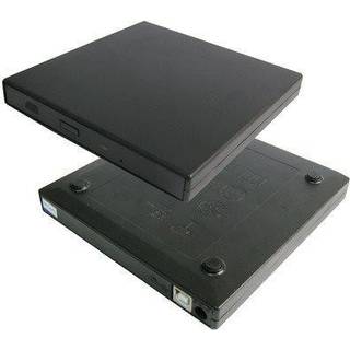 USB Slim External CD Reader - slankt design, 24x læsehastighed, kompatibel med Windows, Mac og Linux