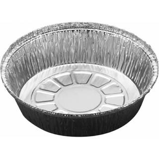Aluminiumsform til tærte 3180 rund 800ml Ø181 x 43mm sort-sølv