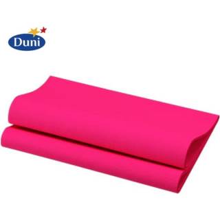 125 stk. Fuchsia Duni middagsservietter- Tissue