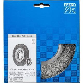 Pferd rotorbørste RBU bølget 180×25×32mm 0,30mm